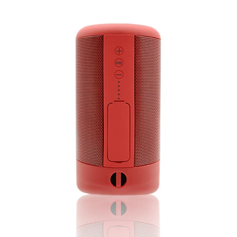 Портативный Bluetooth динамик беспроводной стерео динамик s бас громкий динамик сабвуфер Колонка Поддержка TF карта AUX MP3 Play для телефона ПК - Цвет: Red