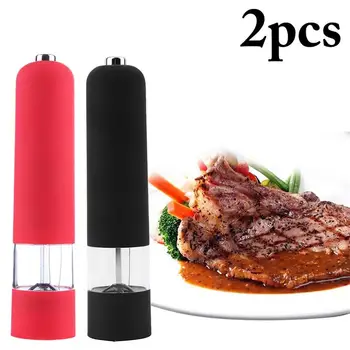 

Pepper Grinder Automatic Mills Electric Salt Spice Pepper Herb Mills Grinder with LED Light Mill Pepermolen Kitchen Tools