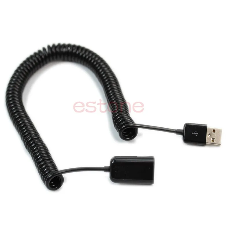 Alibaba Express Retractable Spring 3M USB 2.0 Type A Male To Female
