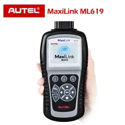 AUTEL ML619 OBD сканер Automotivo ABS SRS автомобиля диагностический считыватель кода сканер для подушек безопасности AL619 OBD 2 obd2 сканер OBD II EOBD Авто