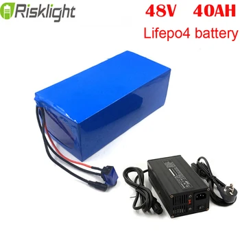

e-Bike Battery 48v 40ah Lifepo4 lithium battery suitable for 250 Watt to 2000 Watt Built-in 50A BMS Board