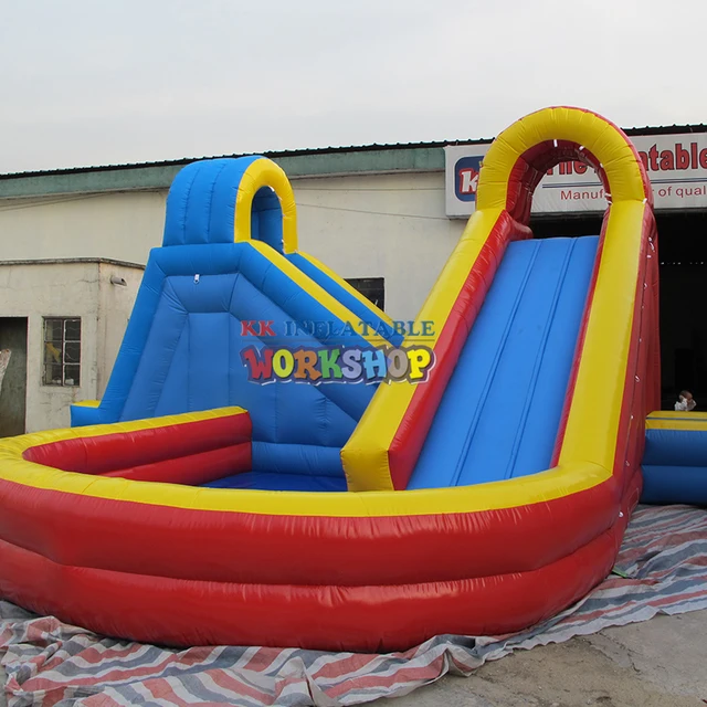 KK exports large water park toys, Manufacture customize inflatable water slides 2