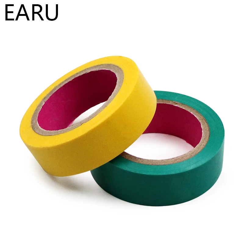 Color Electrical Tape PVC Wear-resistant Flame Retardant Lead-free  Insulating Waterproof Eletrician White Black Red Blue Green - AliExpress