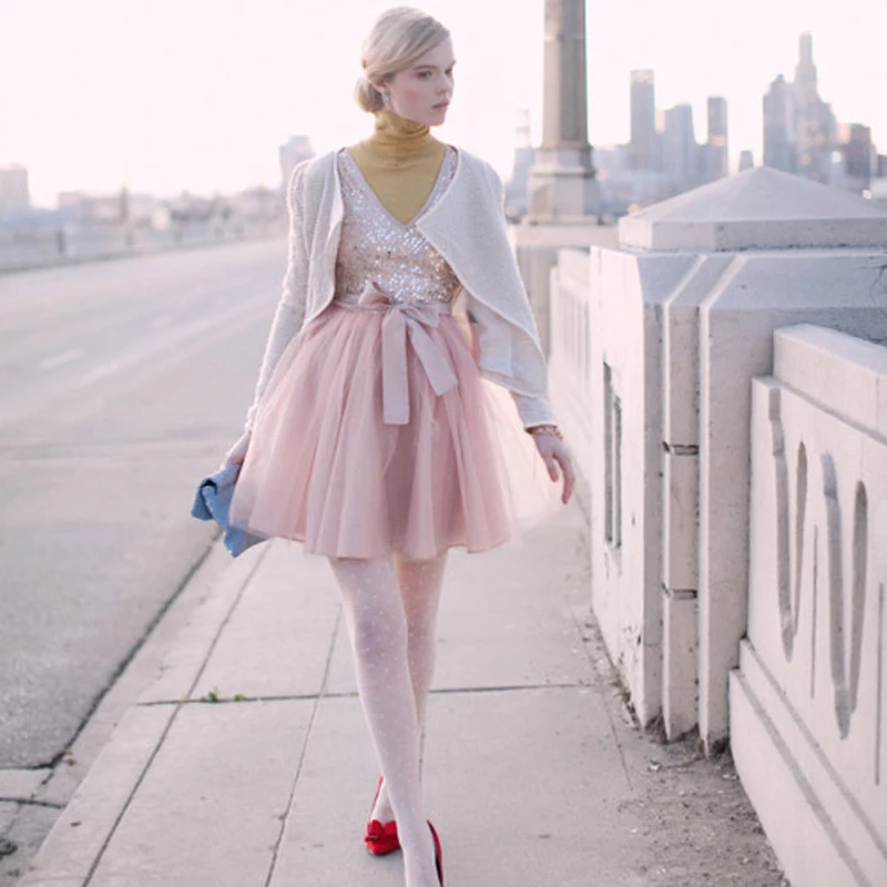 Стиль Лолиты,, розовые короткие тюлевые юбки для Yong Lady для фотосессии, мини-юбка-пачка с ленточным поясом и бантом, летняя одежда