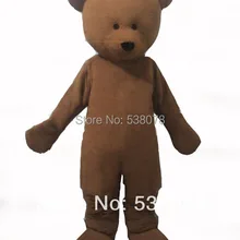 Коричневый пушистый носить талисман, костюмы медведь костюмы коричневый медведь прогулки акт Тедди Маскотте костюм кунг-фу панды SW1164