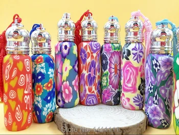 

100PCS 10ML Roller Ball Roll on Ball Refillable Ceramic essence oil Perfume empty bottle + Free Pipette Dropper BY DHL Free PB88