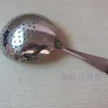 Нержавеющая сталь ложка льда отсев медь фильтрации фильтр бар ситечки