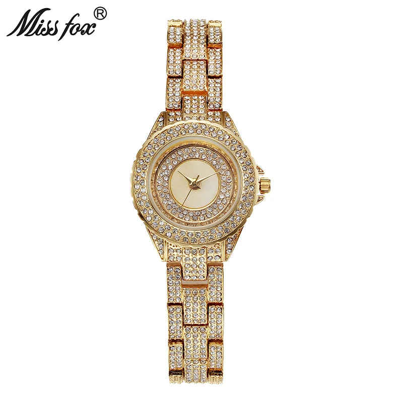 

Miss Fox Minimalist Ladies Gold Watches Full Diamond Cheap Watches China Xfcs Simple Fashion Relog Woman Japan Movt Quartz Watch