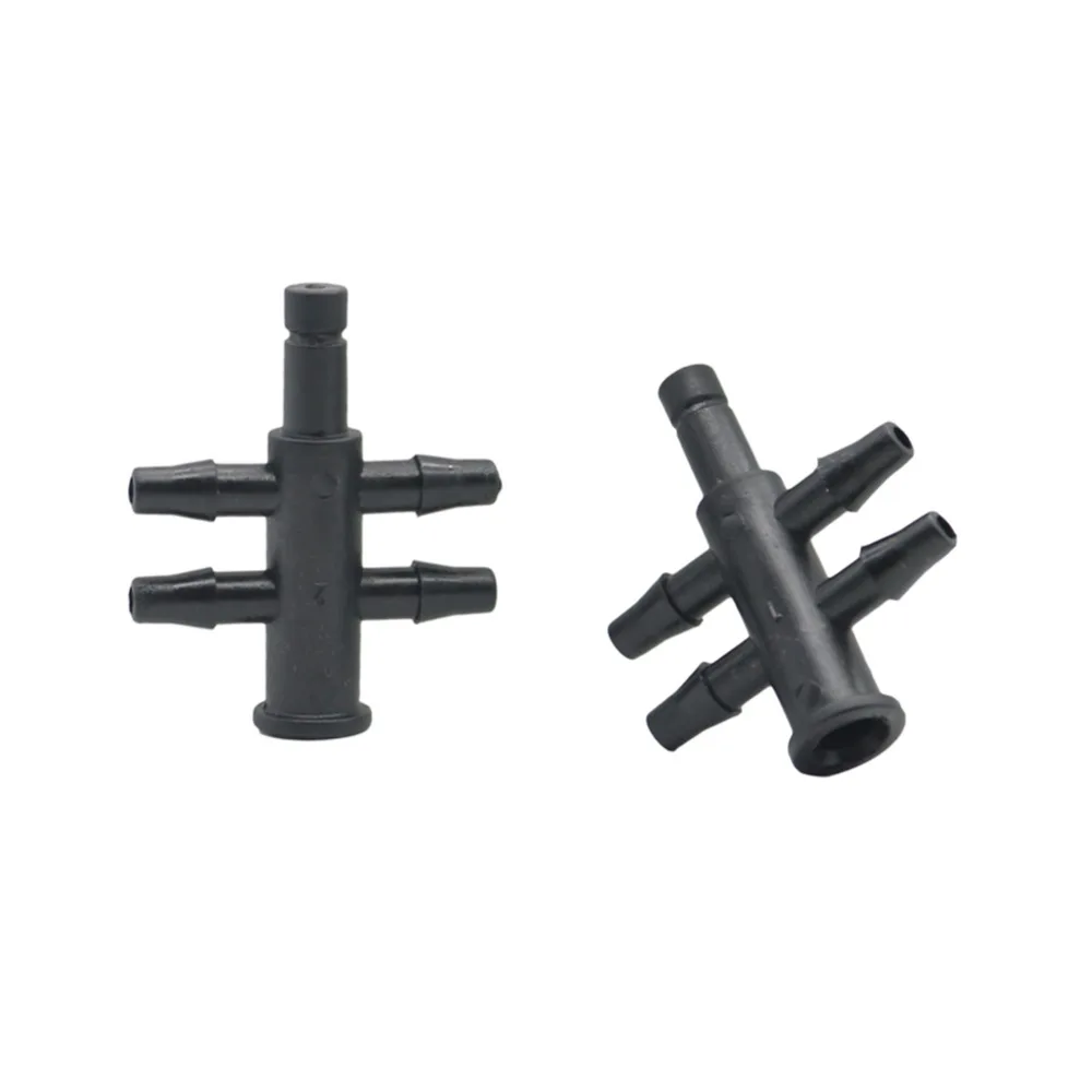 

4-way 3 mm Barbed Hose Splitters with Female 4 mm Interface Agriculture Tools Water Pipe Connector Hose Fittings 20 Pcs