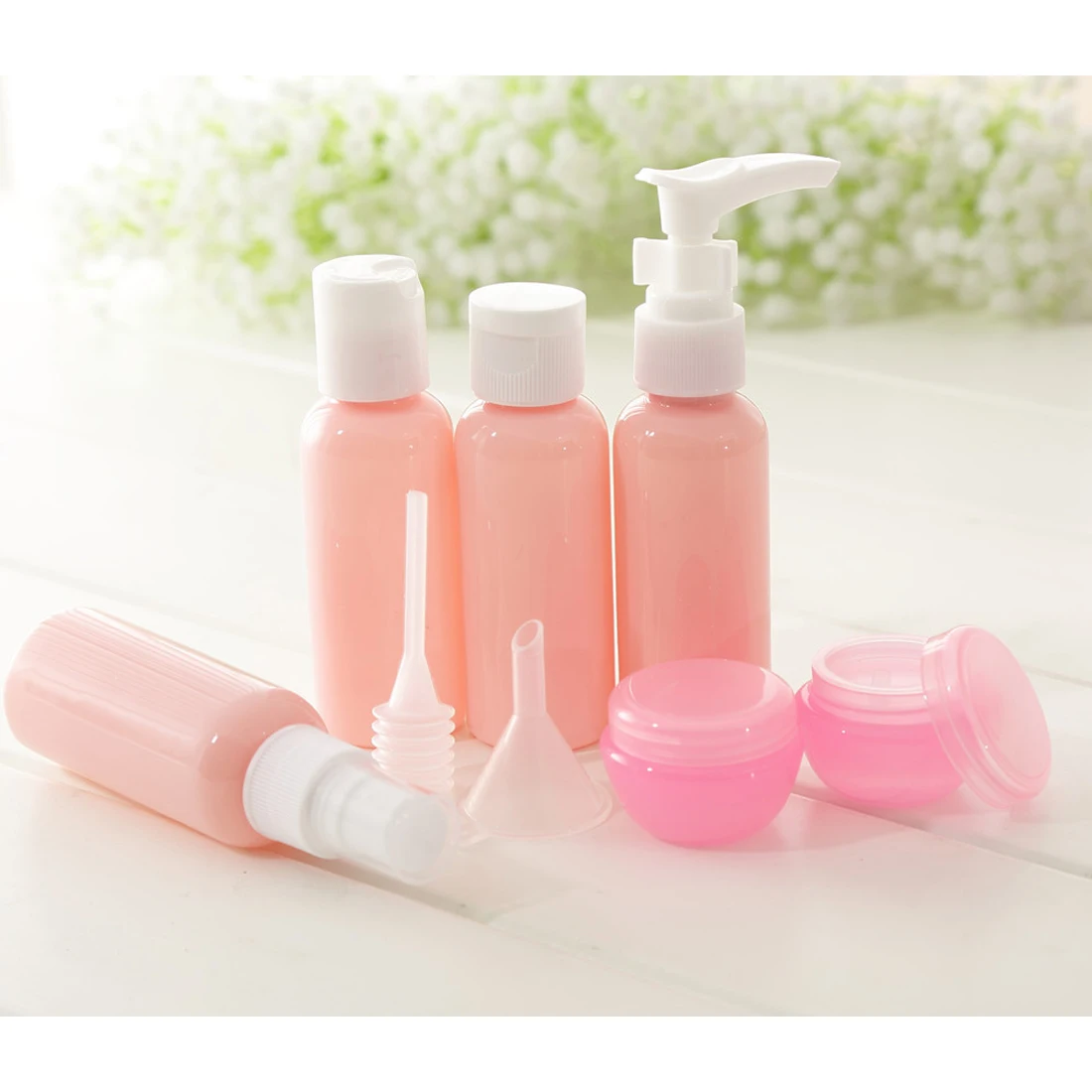 Refillable Travel Bottles Set Package Cosmetics Bottles Plastic