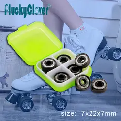 8 шт. PluckyClover 627 Керамика подшипник ABEC-11 Si3N4 роликовые коньки подшипник ZrO2 белый подшипник художников Танцы подшипники доска