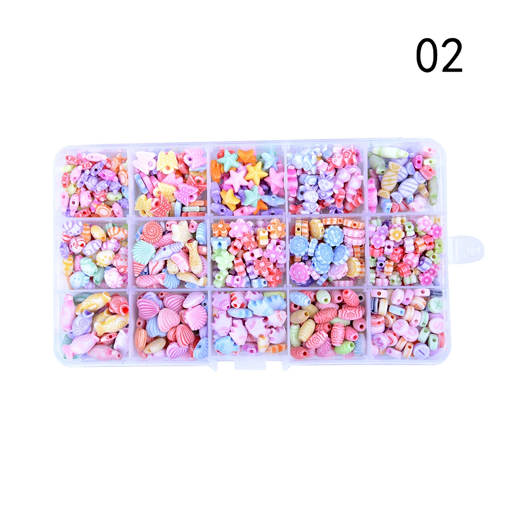 450 шт дети Amblyopia конфеты цвета DIY носить бусы браслет геометрическая форма индивидуальная Мозаика головоломки детские игрушки