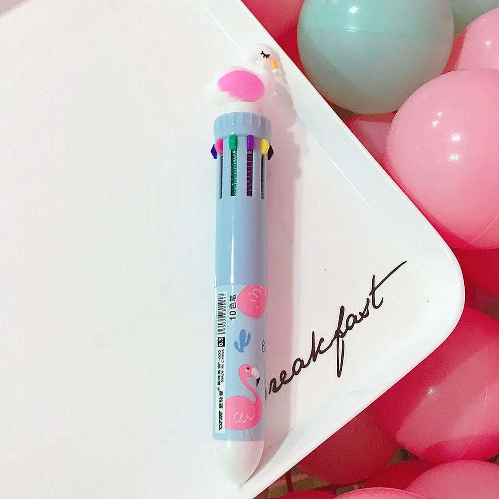 10 цветов фантазии девушка студенческие работы полихроматического Красота Macarons