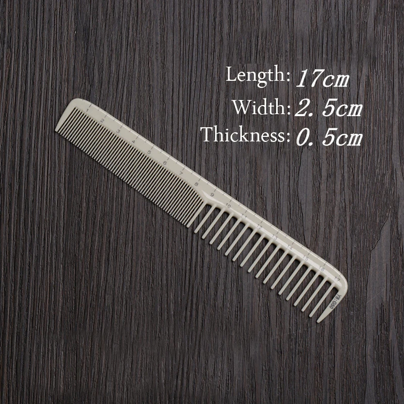 Профессиональная парикмахерская расческа 6 шт. для парикмахерской небьющаяся Расческа для стрижки волос Y-8 с лазерной мерной шкалой Набор расчесок для стрижки волос