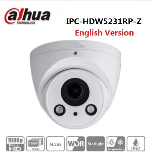 imágenes para 2MP WDR IR Eyeball Cámara IP DAHUA Inglés IPC-HDW5231RP-Z Luz de Las Estrellas Cámara de Red de 2.7mm-12mm lente motorizado IPC-HDW5231R-Z imágenes para 2MP WDR IR Eyeball Cámara IP DAHUA Inglés IPC-HDW5231RP-Z Luz de Las Estrellas Cámara de Red de 2.7mm-12mm lente motorizado IPC-HDW5231R-Z