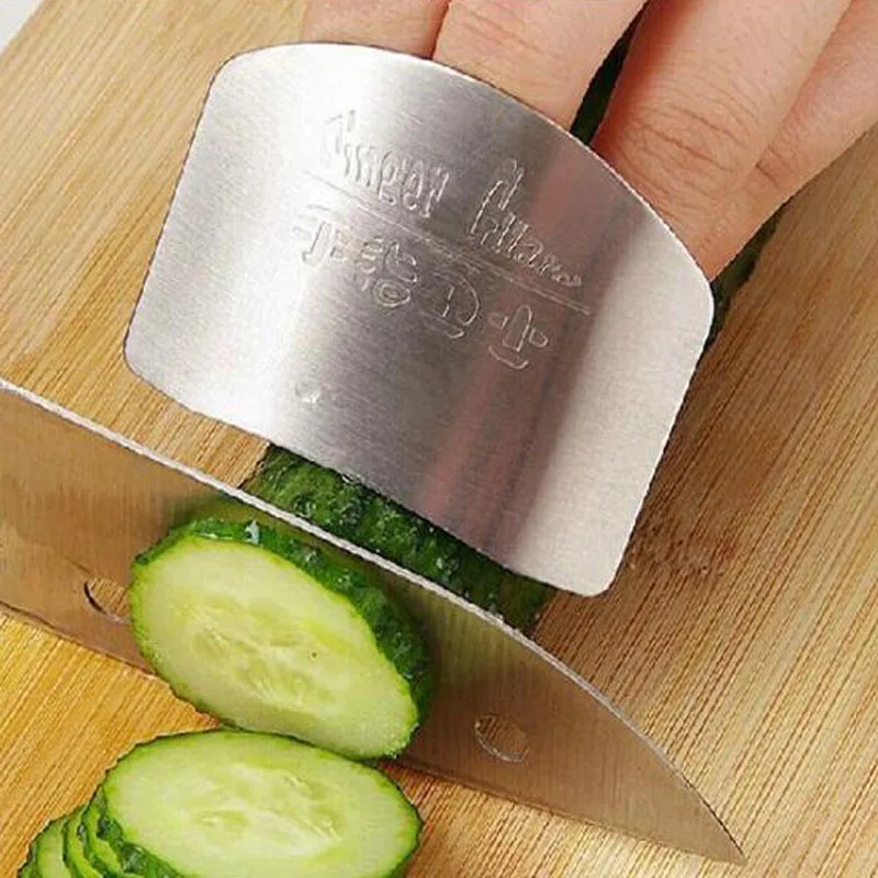 1 pcs Stainless Steel Finger Protection Slice Safe Kitchen Hand