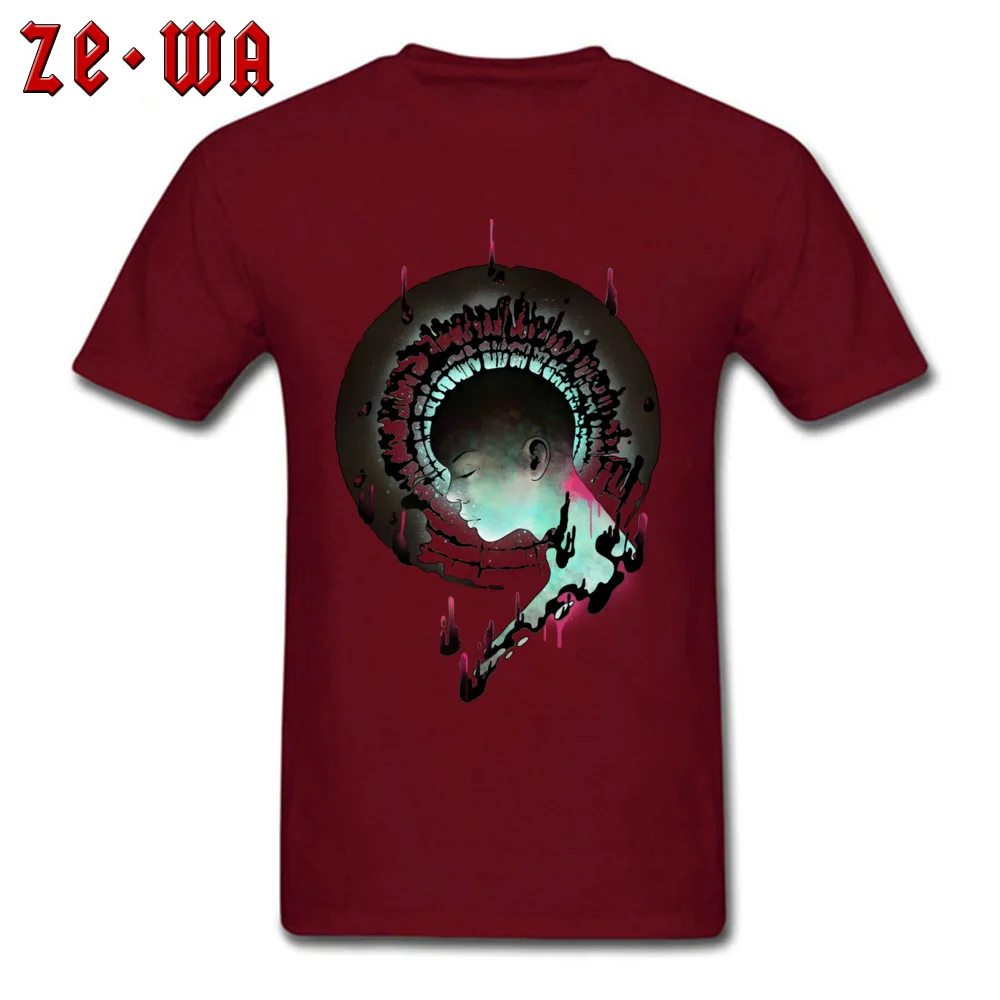Elemental 100% Cotton T Shirt for Men Short Sleeve Funny Tees Oversized Fall Round Neck T Shirts Design Wholesale Elemental maroon