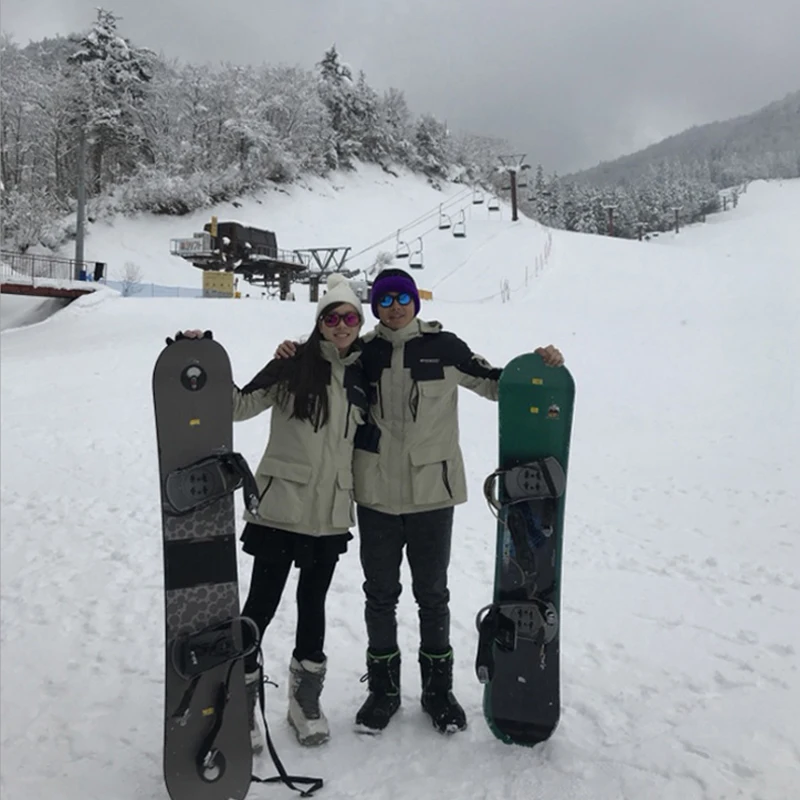TRVLWEGO Ski Jacket Men Women Winter Warm Windproof Waterproof Outdoor Sports Snow Jackets Outing Hot Skiing Snowboard Coat Men