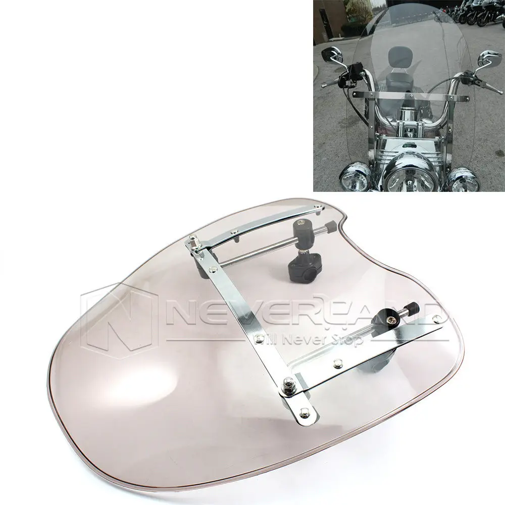 

Neverland High Quality Smoke Motorcycle Windscreen Windshield for Harley Dyna Softail Sportster Road Glide D30