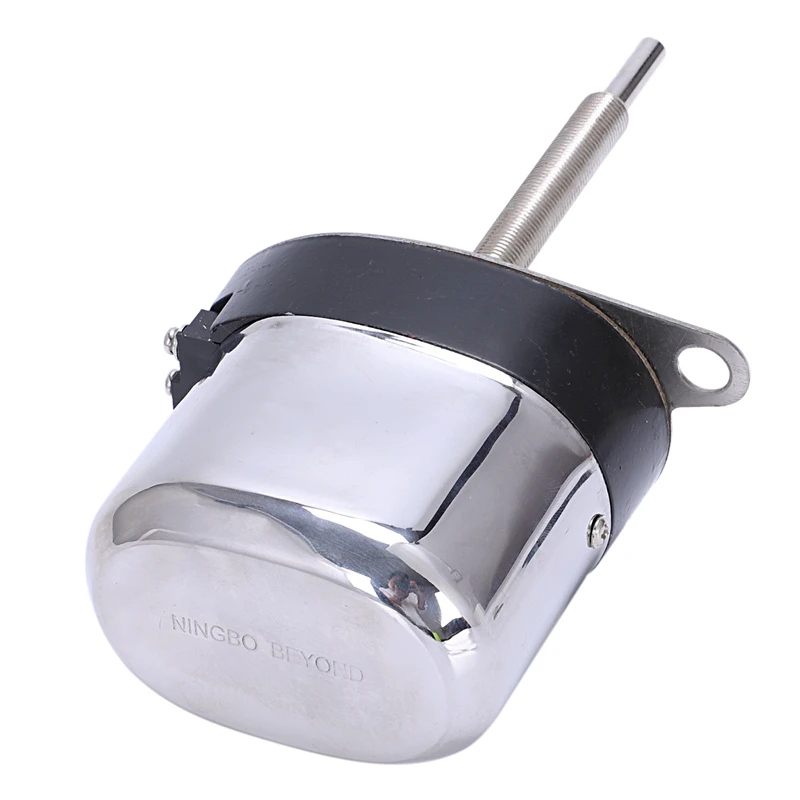Stainless Windshield Wiper Motor Kit Street Hot Rod Universal Boat For Chevy JeepWindscreen
