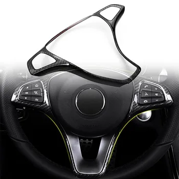 

Carbon Fiber Type Steering Wheel Cover For Benz C-Class W205 14-17 / GLC-Class