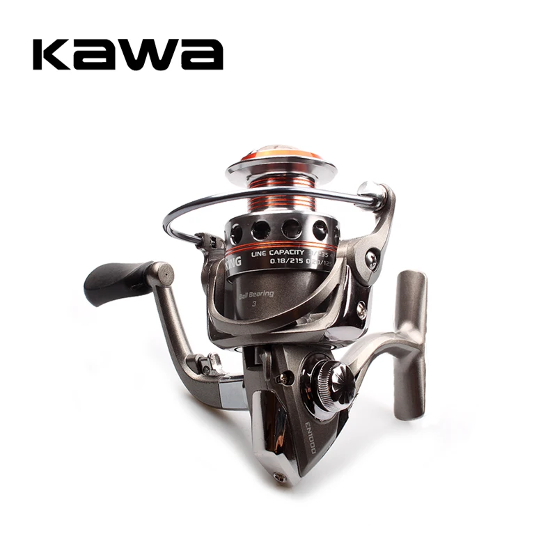 

KAWA Fishing Spinning Reel Alloy Spool 4.5KG Max Drag Spinning Reel 3 Bearings Left Hand and Right Hand Can Be Exchanged