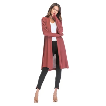 

NEW Women Fashion Thin Cardigan Long Sleeve Solid Sweater Coat Openwork knitted Cardigan Coat Casual Thin Outwear