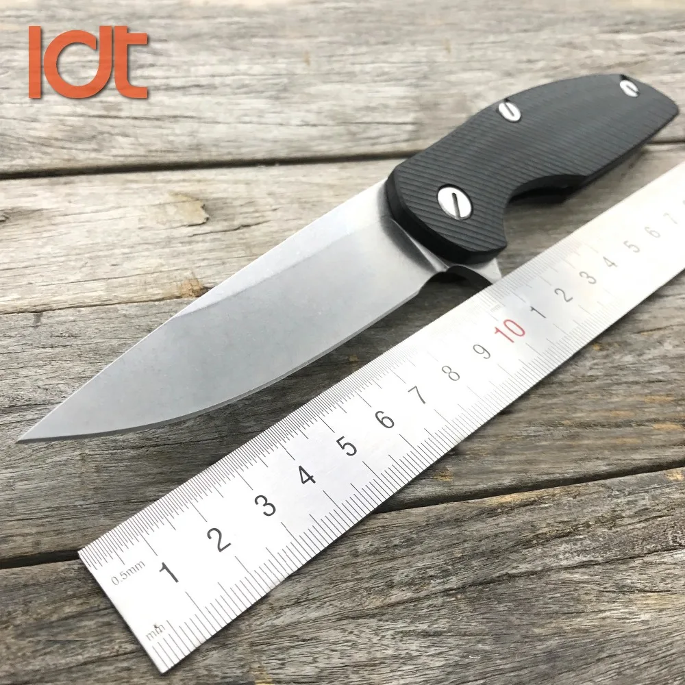 

LDT Bear 111 Folding Knife D2 Blade G10 Handle Ball Bearing Flipper Camping Wild Boar Knives Outdoor Survival Pocket Tools EDC