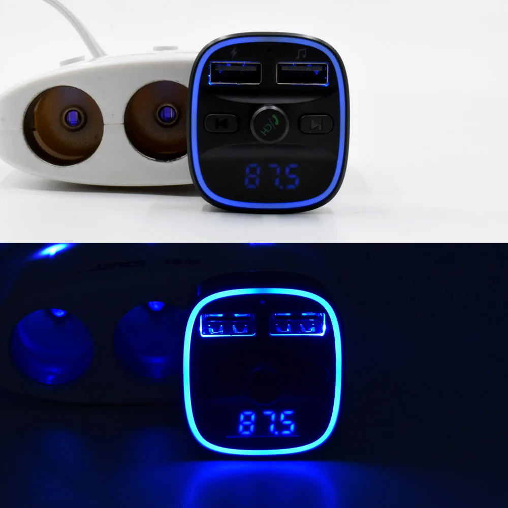Online AGETUNR reproductor de música Mp3 para coche receptor Bluetooth 5,0 transmisor FM cargador de coche Dual USB disco U y tarjeta TF reproductor de música sin pérdidas