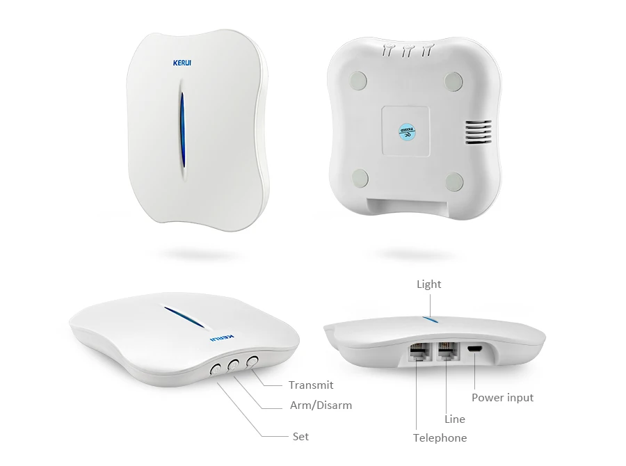 KERUI W1 Домашняя безопасность беспроводная WiFi PSTN связь Противоугонная сигнализация с K16 пароль Фрид карта охранная сигнализация комплект