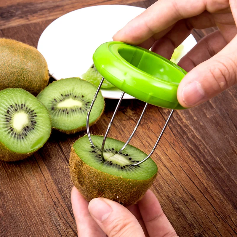 

2018 Kiwi Cutter Kitchen Peeler Fruit Vegetable Tools Kitchen Accessories DIY Salad Slicer Kitchen Gadgets Tools Kiwi Peeler