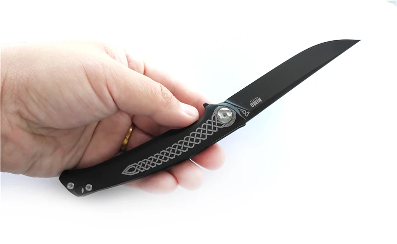 Nimoknives & Fat dragon original design Rune titanium alloy folding knife s35vn edge outdoor multi-purpose camping knife DEC Nimoknives & Fat dragon original design Rune titanium alloy folding knife s35vn edge outdoor multi-purpose camping knife DEC