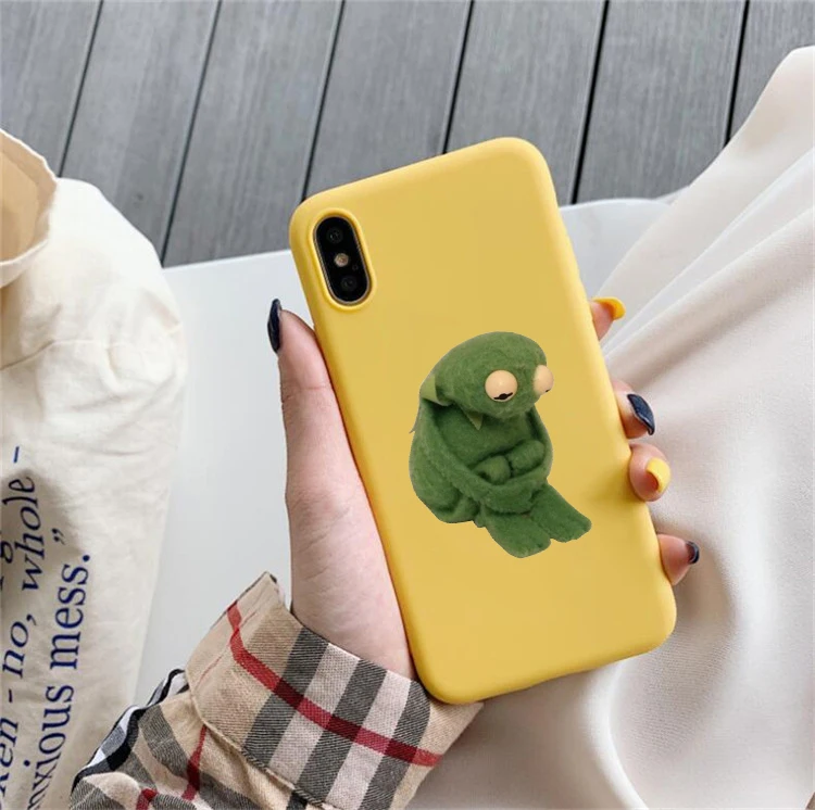 Kermit Meme Мягкий силиконовый чехол для телефона для iphone 6/6 S, 6 Plus/6 S Plus, 7/8, 7 Plus/8 Plus, X, XS, XR, XSMax 11pro - Цвет: HHSR-22041