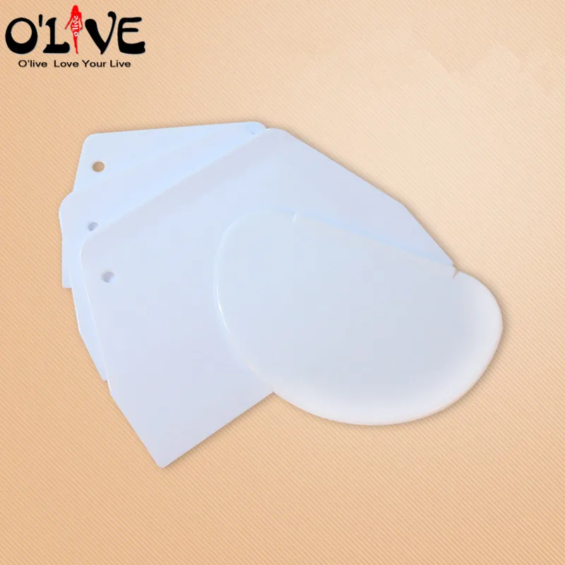 

Plastic Scraper Cake Spatula Cookie Dough Cutter Knife Cake Smoother Blade Baking Pastry Accessories Patisseris Kitchen Gadgets