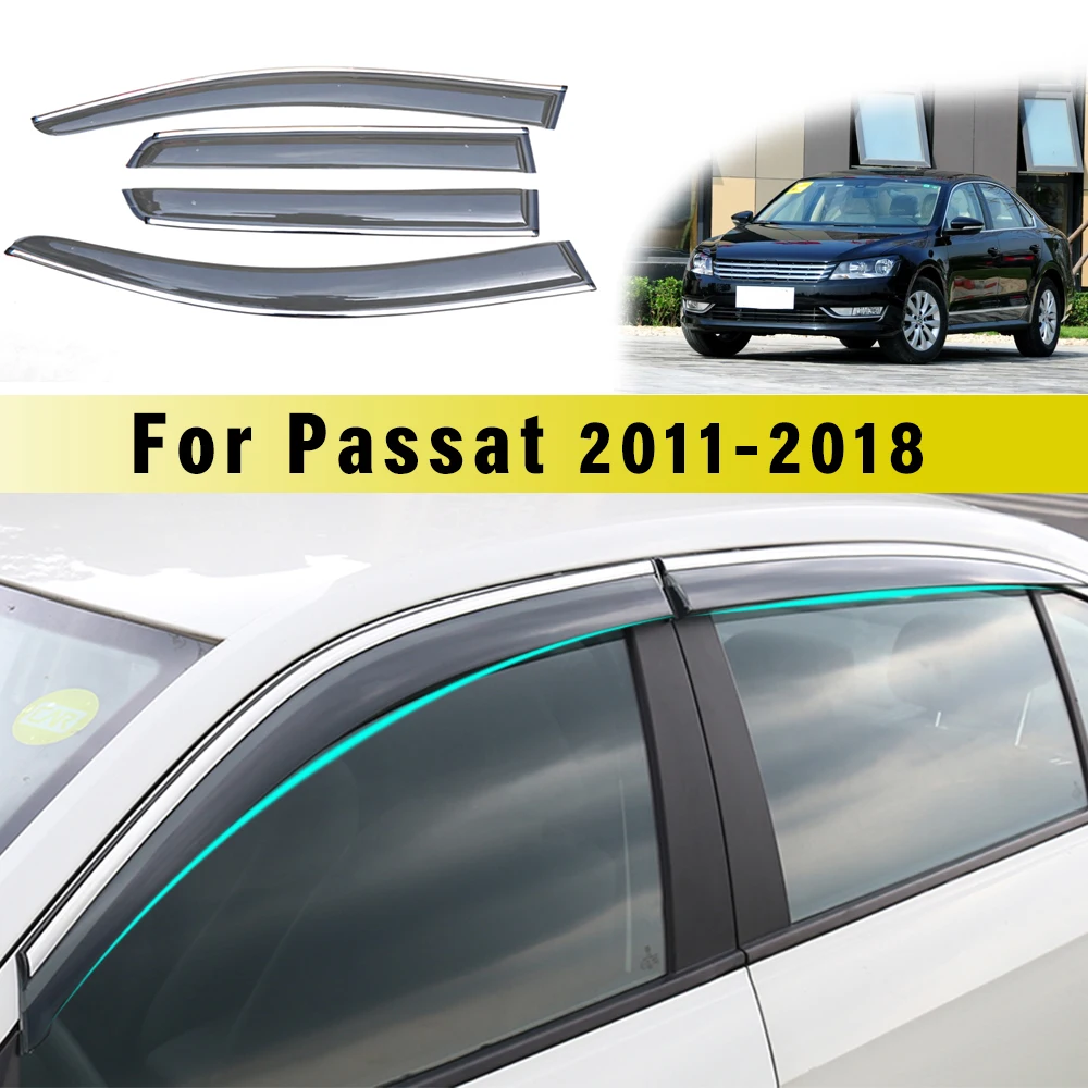 MyHung автомобильный Стайлинг для Volkswagen Passat дым Окно Солнце Дождь козырек дефлектор