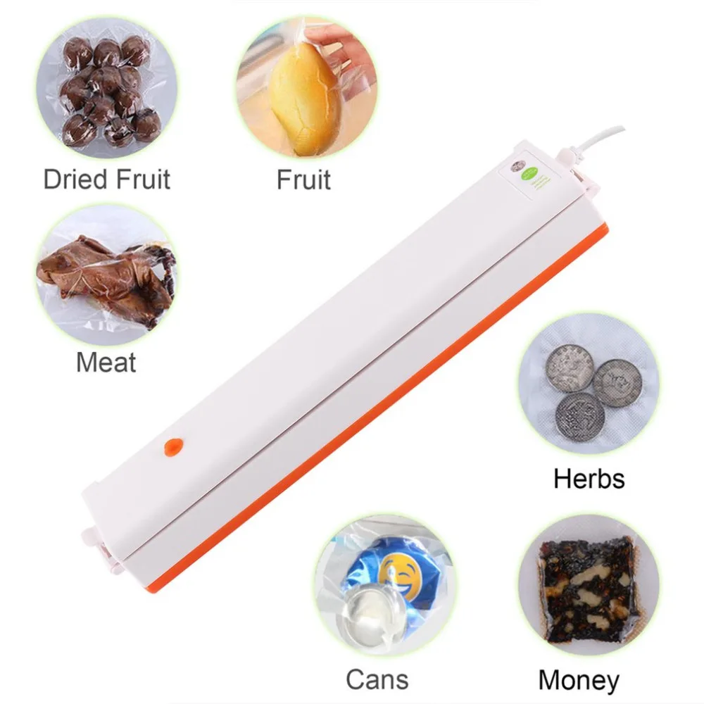 

New Portable Mini Household Anti Air & Water Erosion Single & Multi-package Sealed Packaging Electric Vacuum Packing Machine