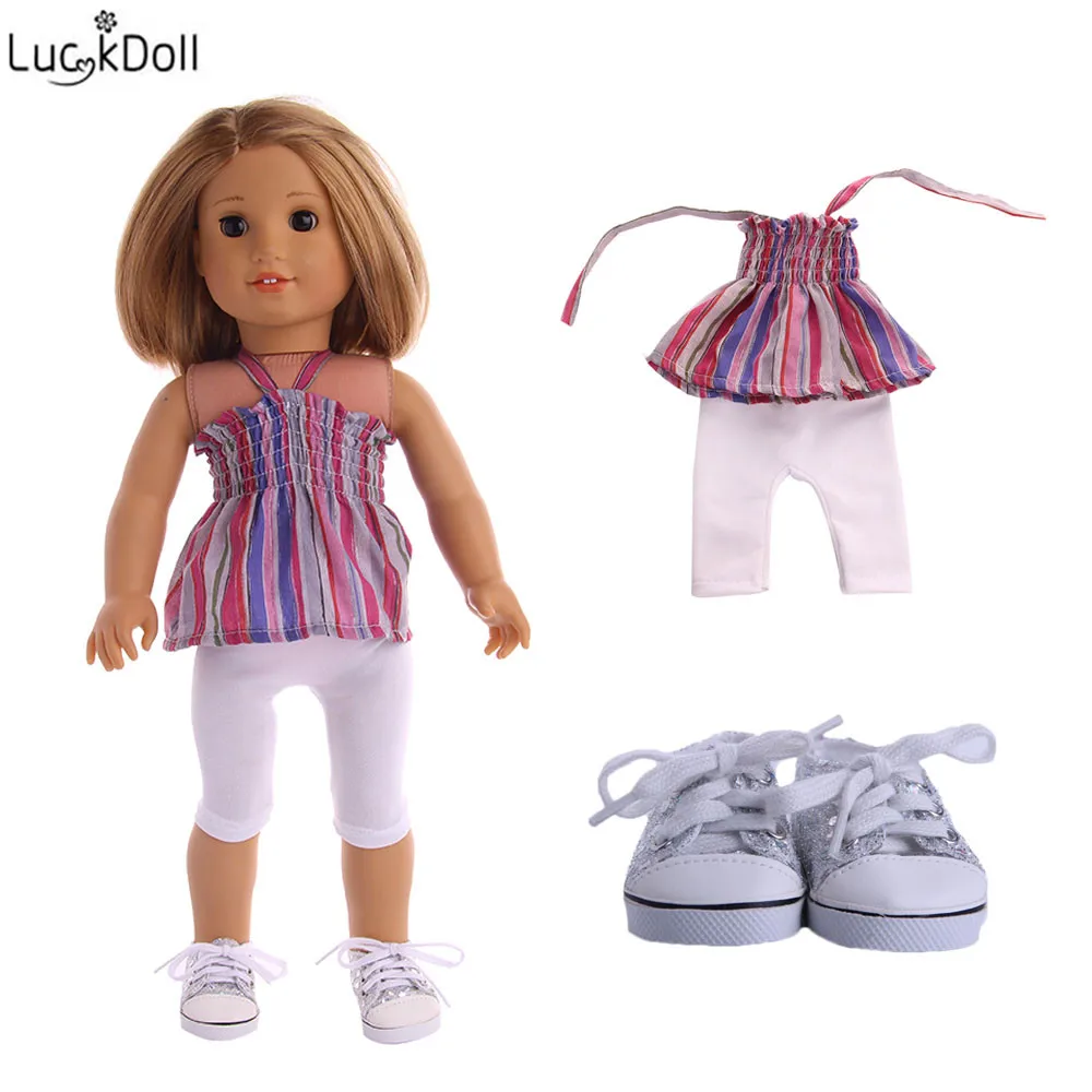 1Pair Handmade Doll Socks Clothes for 18 inch American Dolls Kids New Gifts~