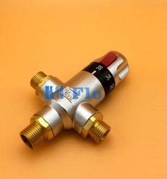 

BSP Brass G1" thermostatic mixing valve , DN25 valve mixer ,automatic valve