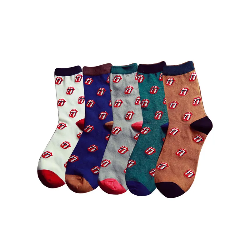 2017 fashion man sock cotton brand Spring Summer 1lot=5pairs brand high