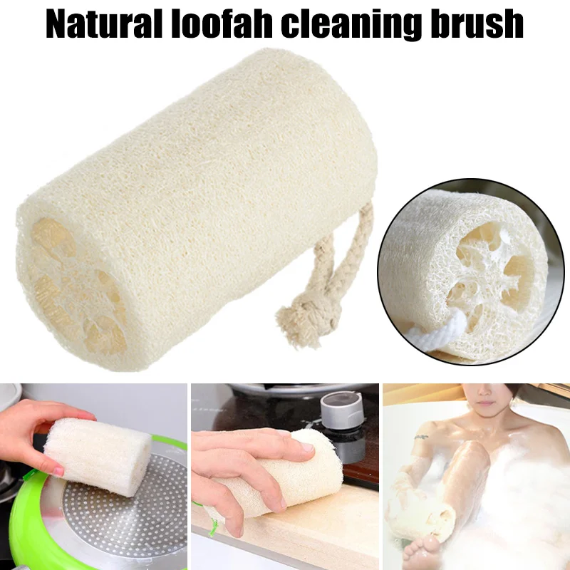 

Natural Loofah Dish/Pot/Plate Washing Household Kitchen Cleaning Brush Tools Spa Bath Sponge FAS66