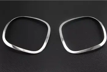 

ABS Chrome 2pcs Rear Fog Light Cover Trim Fog Light Lamp Frame Trim for Mercedes Benz Smart Car Accessories Styling