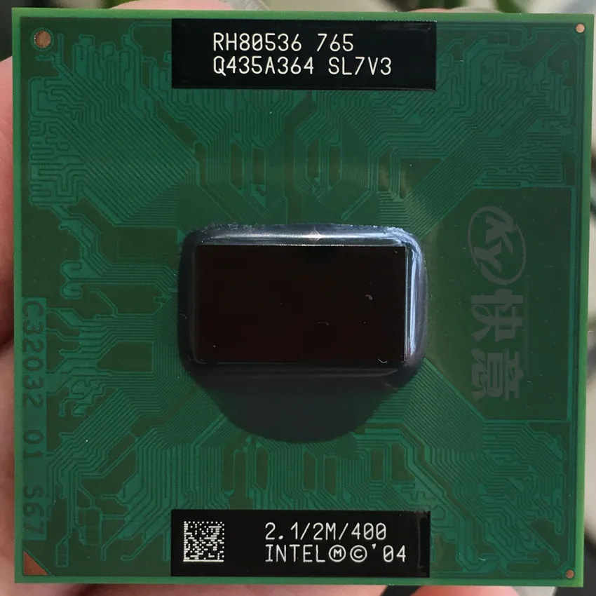 Intel PM765 CPU ноутбук Pentium M процессор 2 1 ГГц/2 м PM 765 PGA оригинальная поддержка 855