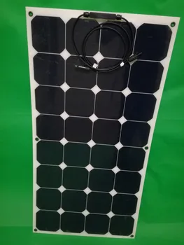 

2017 latest solar power generation panels, semi-flexible monocrystalline silicon solar panels 120w