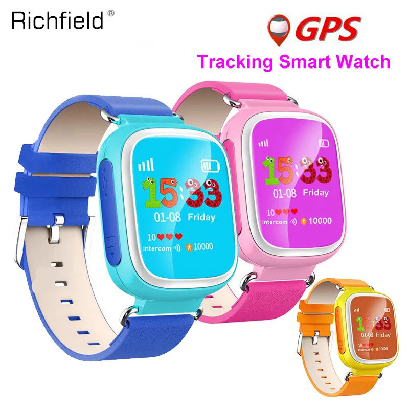 

Smart Watch Q80 GPS Tracker Child SOS Call Baby Bluetooth Smartwatch Children Locator For Android IOS SIM Kids Safe Q60 Q90 Q50