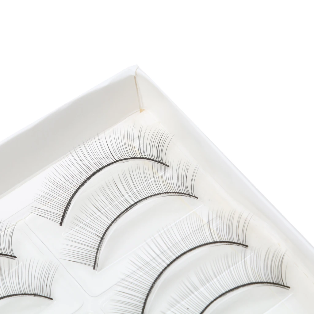 10 Pairs False Eyelashes Beginners Teaching Eyes Makeup Practice Reusable 8mm Artificial Eyelashes Extension Eye Lash