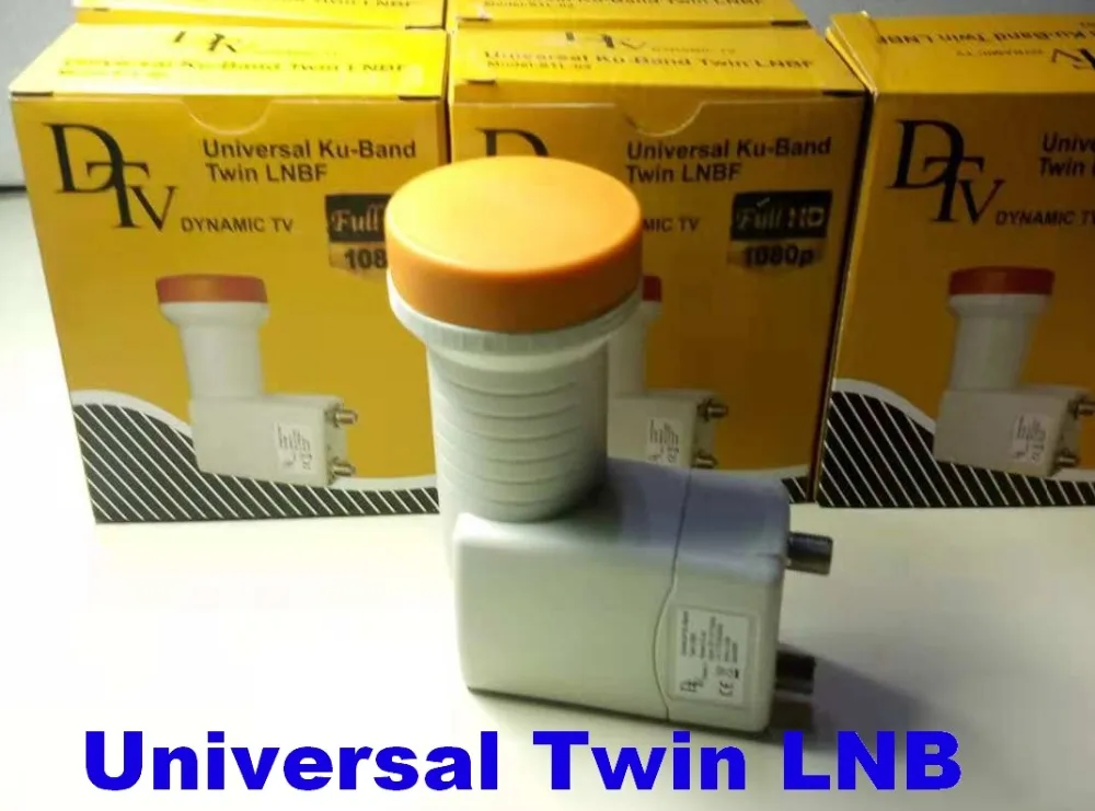 DTV STL-02 лучший сигнал цифровой HD Универсальный двойной LNB KU Band Водонепроницаемый с
