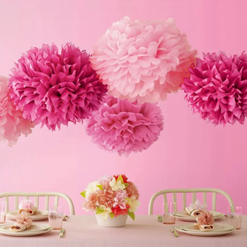 5 шт. бумажные помпоны ручной работы 6 дюймов (15 см)|balls for|ball ballballs for flowers |