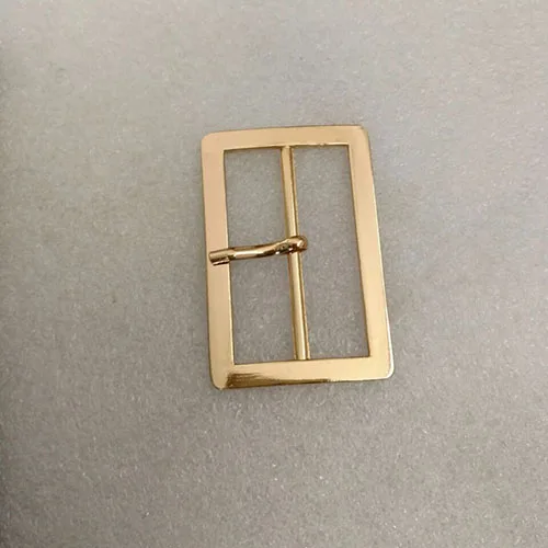 DIY20pcs/много внутренней ширины 45 мм Пряжка из металлического сплава серебро/никель/черный никель/бронза/светло-золотистый Высокий полированный браслет пряжка - Цвет: Light gold