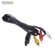 Câble AV Composite s-vidéo RCA pour Nintendo 64/N64, 1.8M, 6FT, câble AV pour vidéo HD, SNES / SFC / NGC