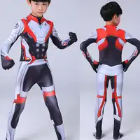 Avengers Endgame Quantum Kostuum Kids Volwassen Jongens Avengers Halloween Bodysuit Superheld Zentai Jumpsuit Quantum Rijk Cosplay